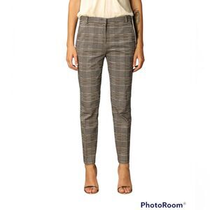 Soho apparel ltd | trousers in slim Prince of Wales fabric stitch